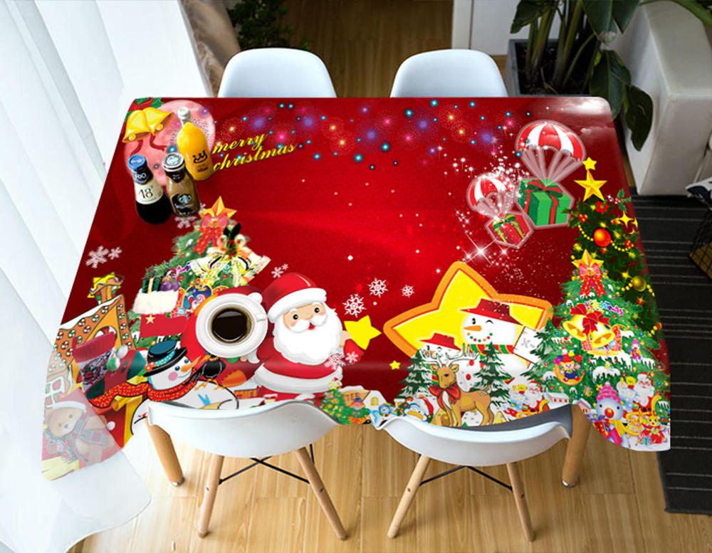 

Red Christmas Tree - 3D Tablecloth, 140*210cm, 501 Original
