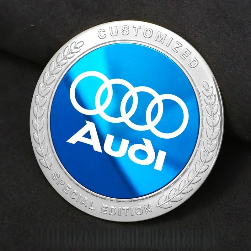 Triangle window side sticker, metal non-fading car stickers decorative stickers