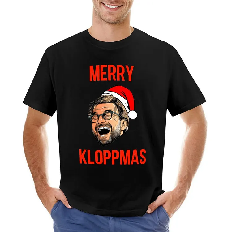 Jurgen Klopp Christmas Football Culture Men's T-shirt	