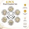[Upgrade]6pcs/set DIY Diamond Painting Waterproof Case Classic Animal Pearl Art Coaster Gift Decor Set