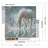 Diamond Painting-5D Full Round Drill Winter Unicorn