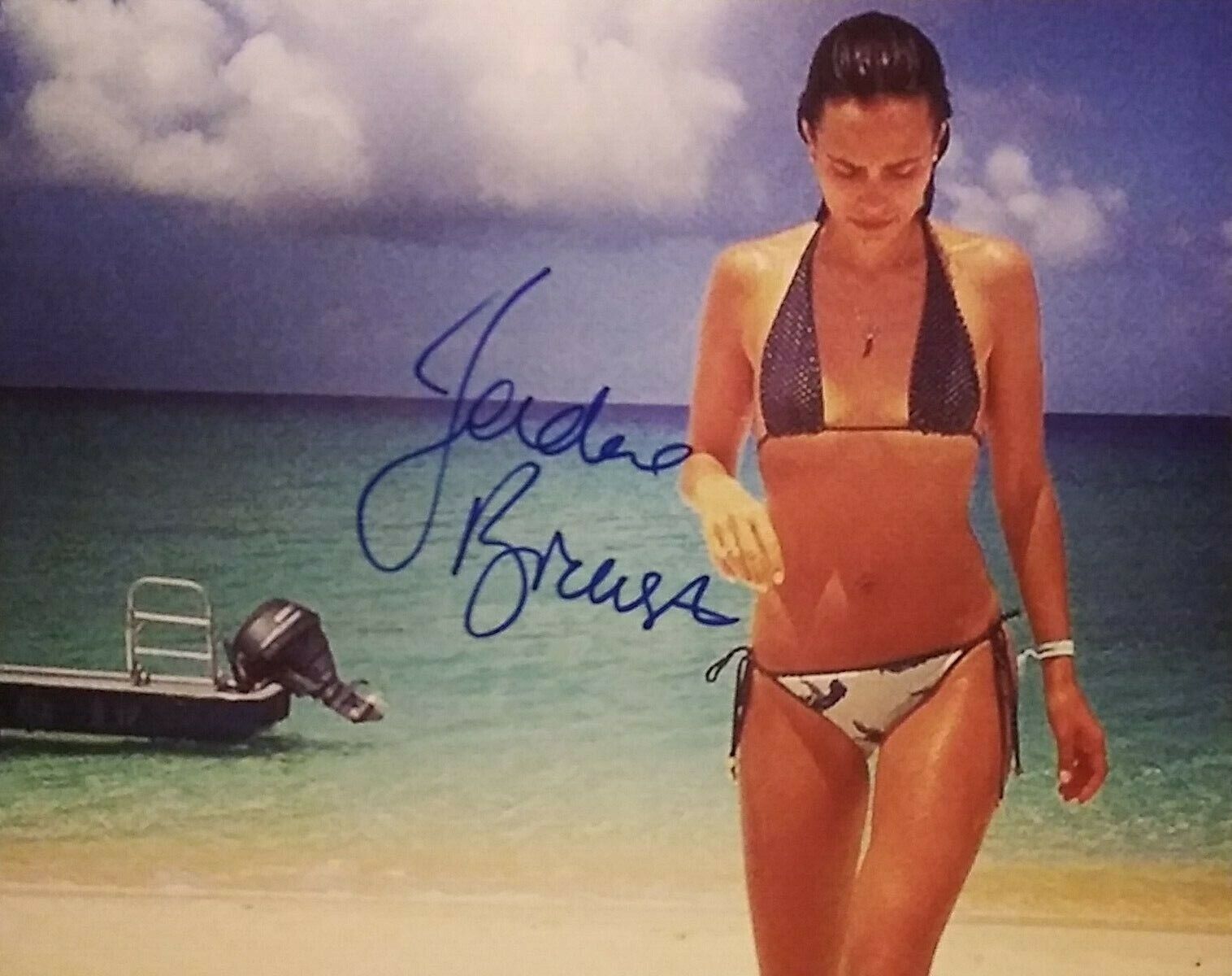 Jordana Brewster signed 8x10