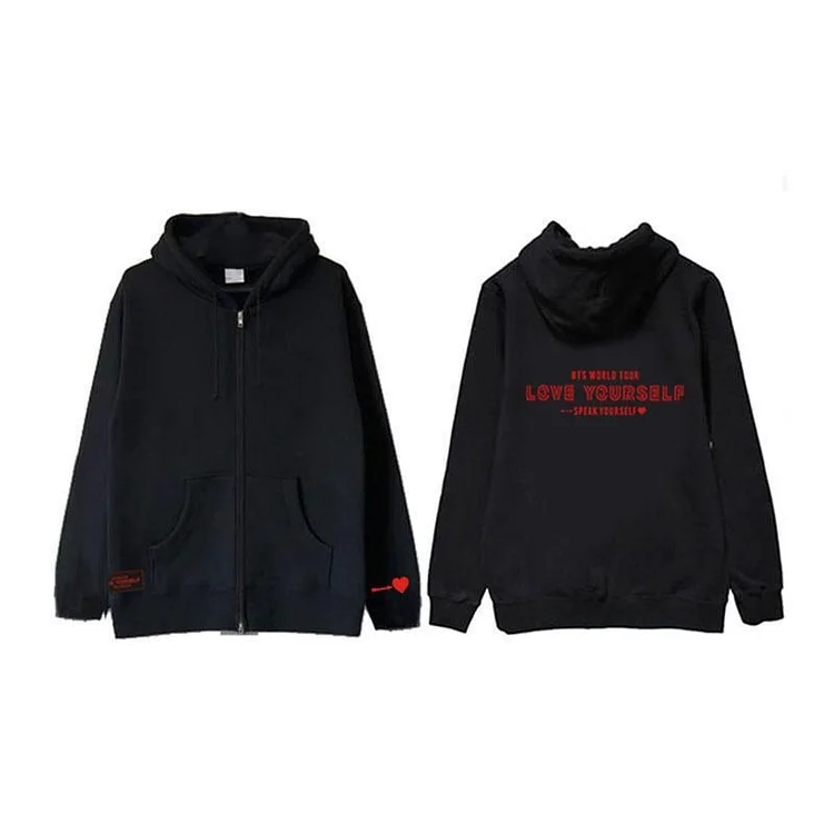 방탄소년단 Speak Yourself Zip Up Hoodie