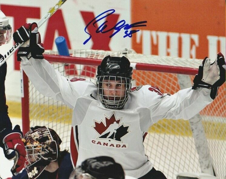 SAM GAGNER SIGNED TEAM CANADA WORLD JUNIORS 8x10 Photo Poster painting! DETROIT RED WINGS