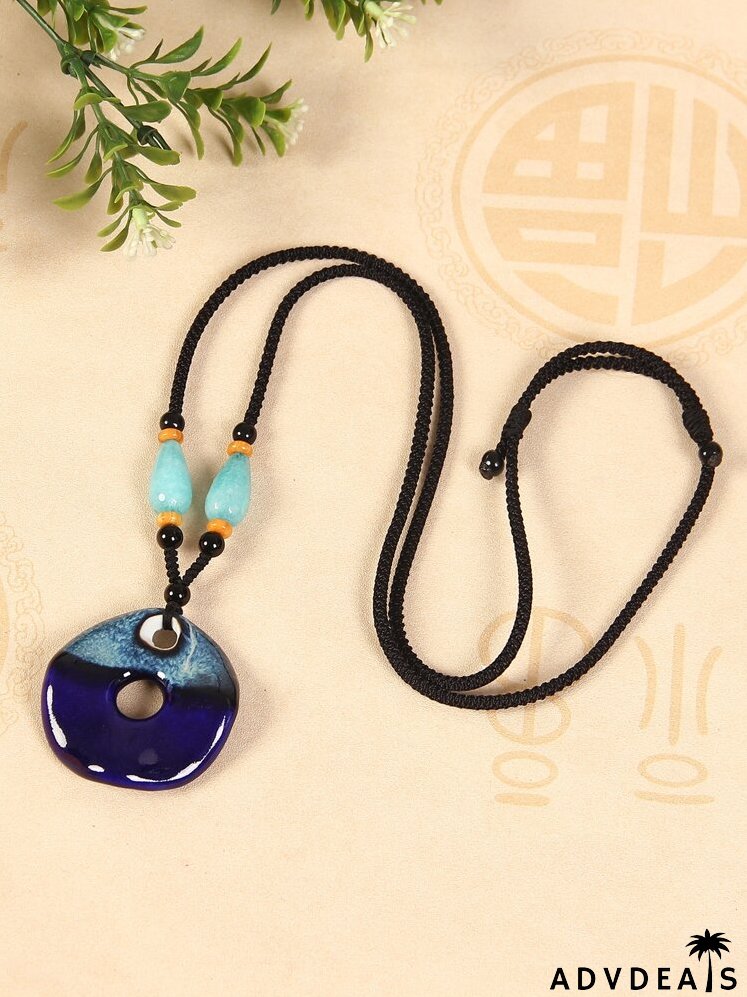 Geometric Pendant Necklace