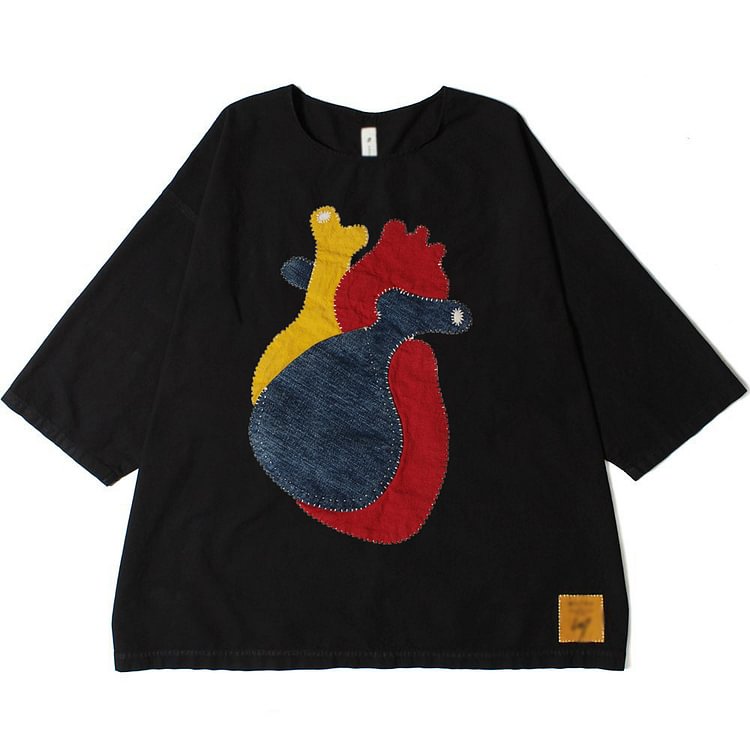 Crew neck style short sleeve T-shirt