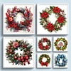 (Multi-Style) Christmas Wreath-11CT Counted Cross Stitch 40*40cm