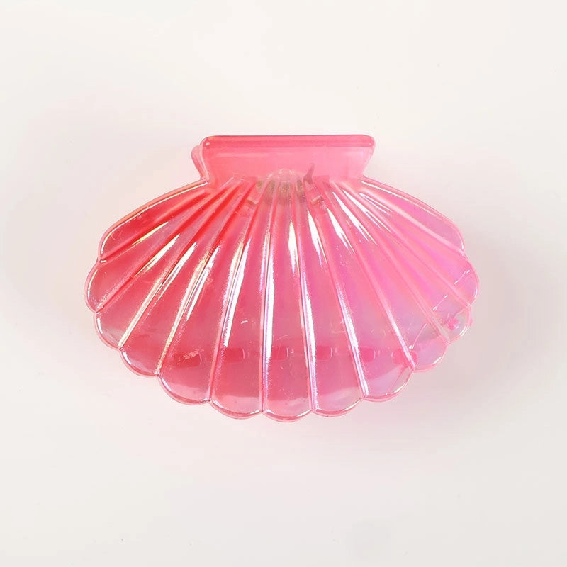 Casual Elegant Lady Women’s Shell Plastic Plating Hair Claws