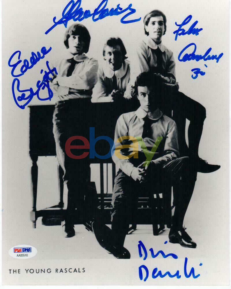 Young Rascals 4x signed 8x10 Photo Poster painting Cavaliere Brigati Danelli Cornish reprint