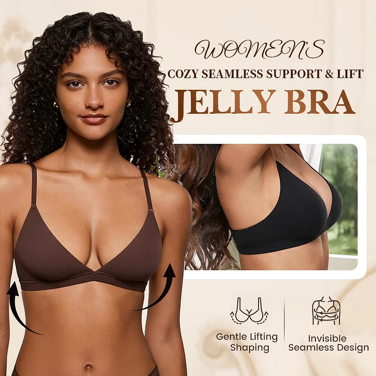 Bralette a triangolo da donna senza ferretto con supporto effetto gel
