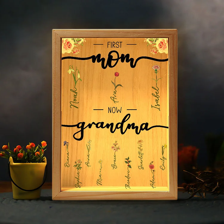 Personalized Frame Light Box - Mother's Day Gift