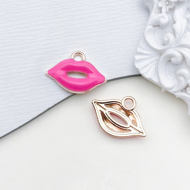 1 Piece 17 * 21mm Zinc Alloy Heart Shape Flower Pendant Jewelry Accessories