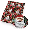 Santa Claus Snowman Flower Castle Embroidery Lace Waterproof Fabric Handmade DIY Fabric