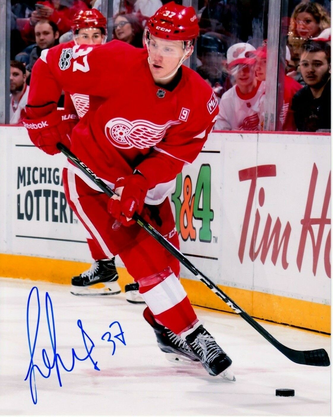 EVGENY EVGENI SVECHNIKOV autographed SIGNED DETROIT RED WINGS 8x10 Photo Poster painting