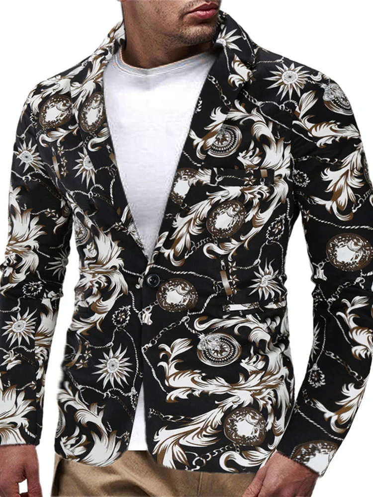 Men's Ethnic Style Cotton And Linen Suit Jacket
