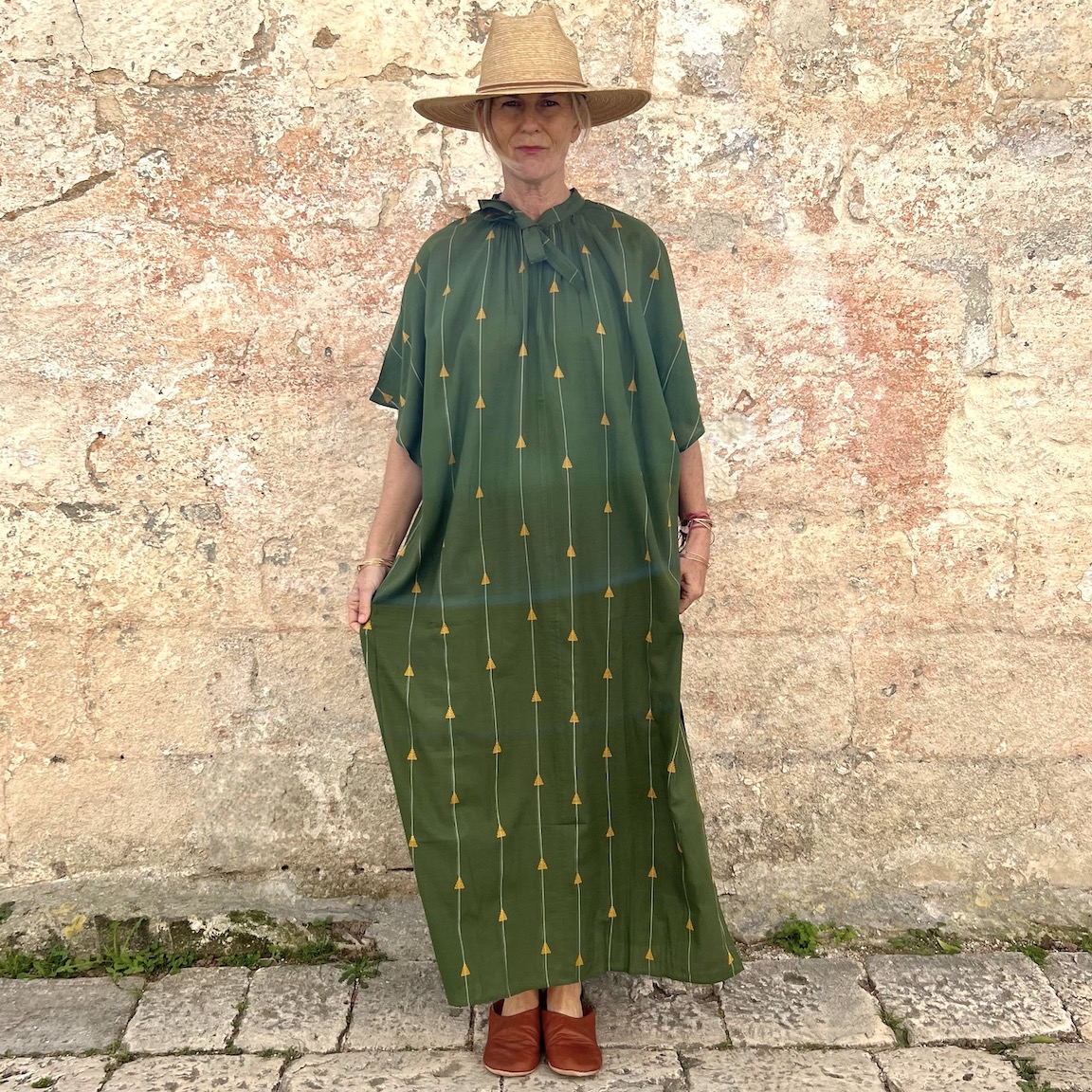 Vacation printed loose dress 225