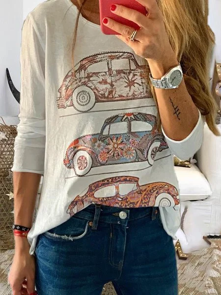 Casual Long Sleeve T-shirt
