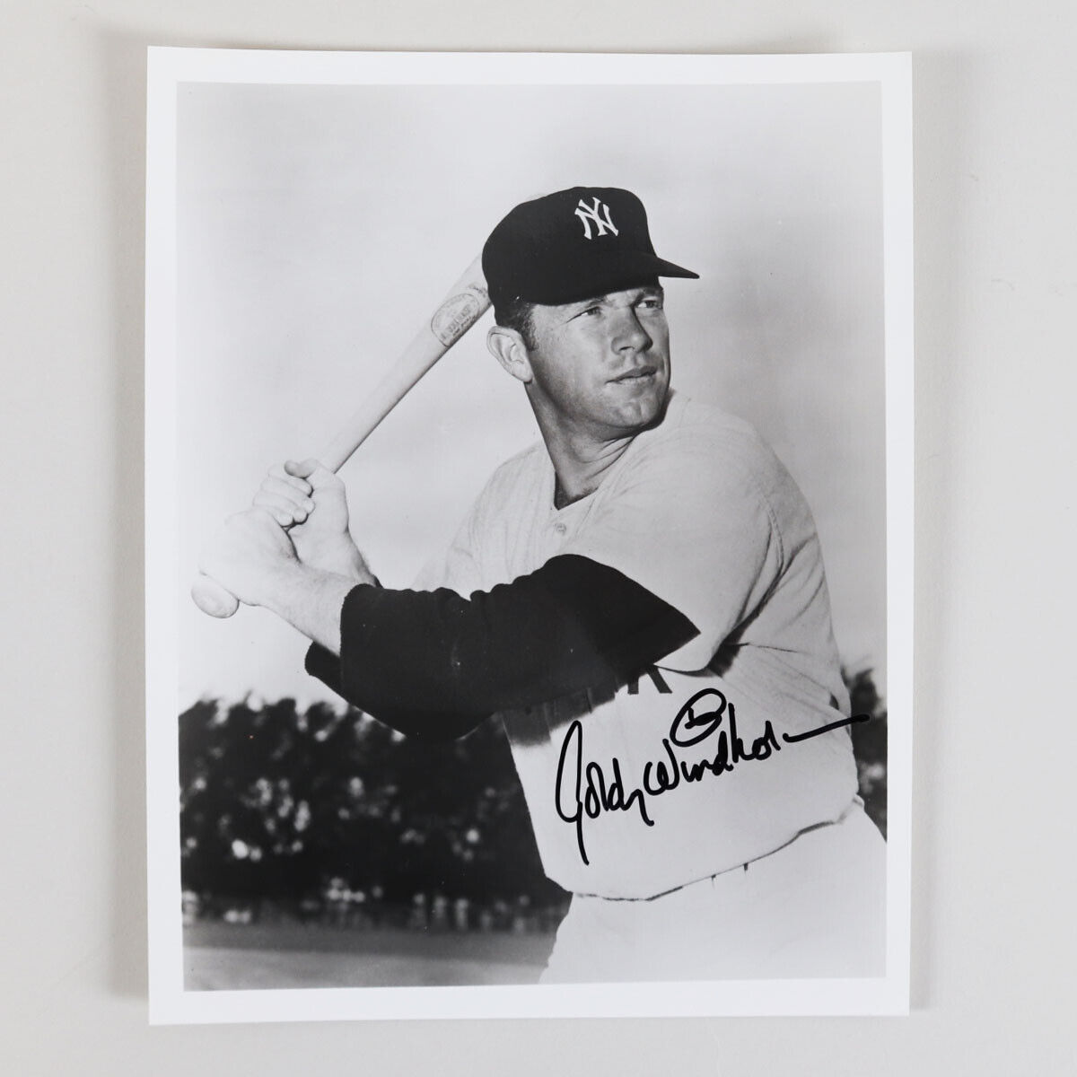 Gordie Windhorn Signed Photo Poster painting 8x10 Yankees - COA