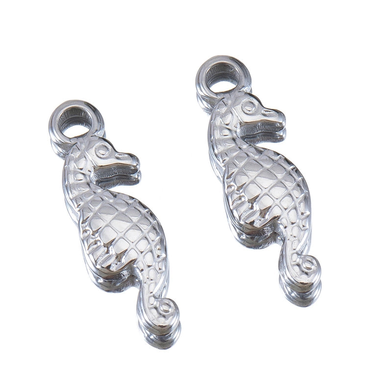 10 PCS/Package 14 * 12mm 304 Stainless Steel Tortoise Dolphin Shell Pendant Jewelry Accessories