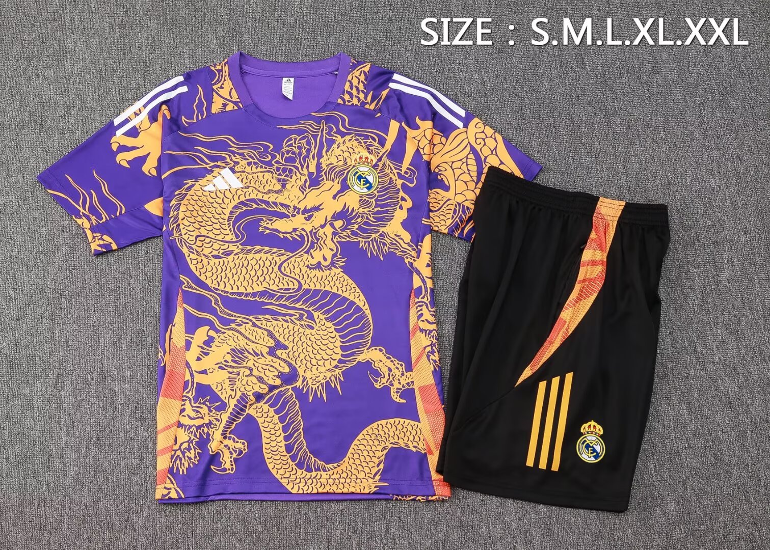 24/25 Real Madrid Training Kit Short Sleeve Football Thai Quality