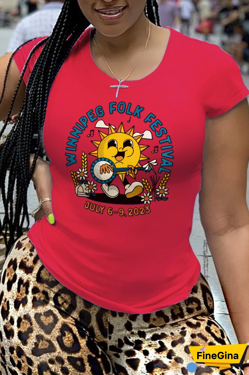 Black Casual Daily Print Patchwork O Neck T-Shirts