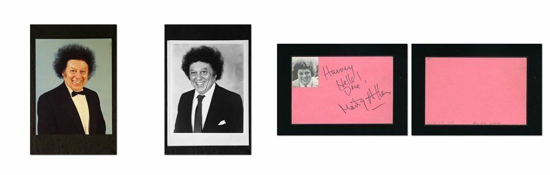 Marty Allen - Signed Autograph and Headshot Photo Poster painting set - Comedien