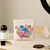 Diamond Painting Flower and Bird PU Storage Bag Coin Purse