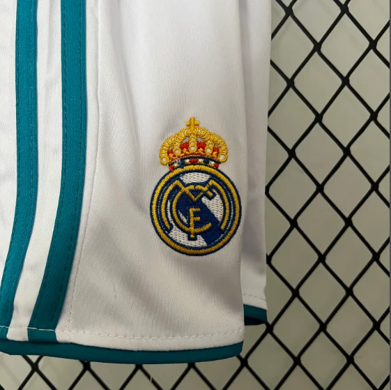 2017-2018 Real Madrid Home Kids Kit Football Shirt Thai Quality