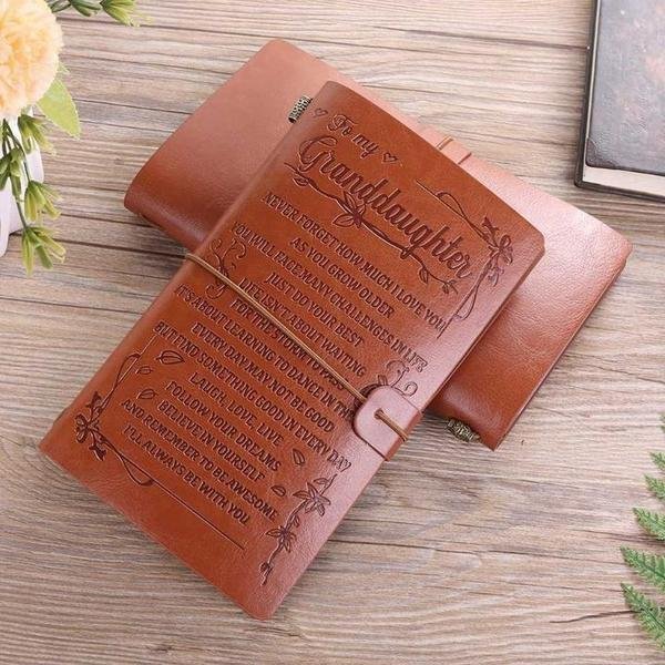 Vintage Engraved Journals (Pages Included) The Best Thanksgiving/Christmas Gift to Beloved