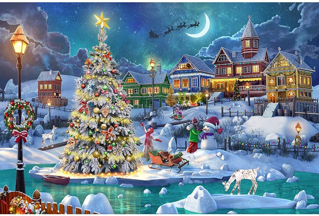 Big Price Cut Thomas Kinkade Santa S Workshop Jigsaw Puzzle 1000 Pieces   738fb9240467baa533b8593c1e41e2a5 1080x Nw 