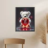 Diamond Painting -DIY Round Drill Love Letter Bear E(35x45cm)