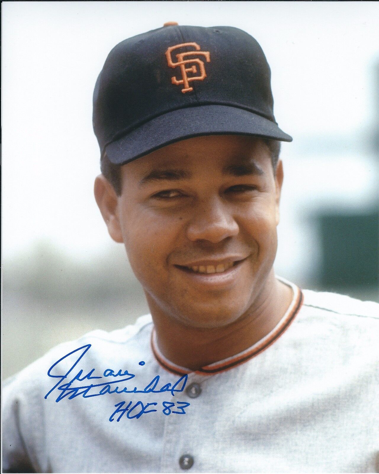 Signed 8x10 JUAN MARICHAL HOF San Francisco Giants Autographed Photo Poster painting - COA