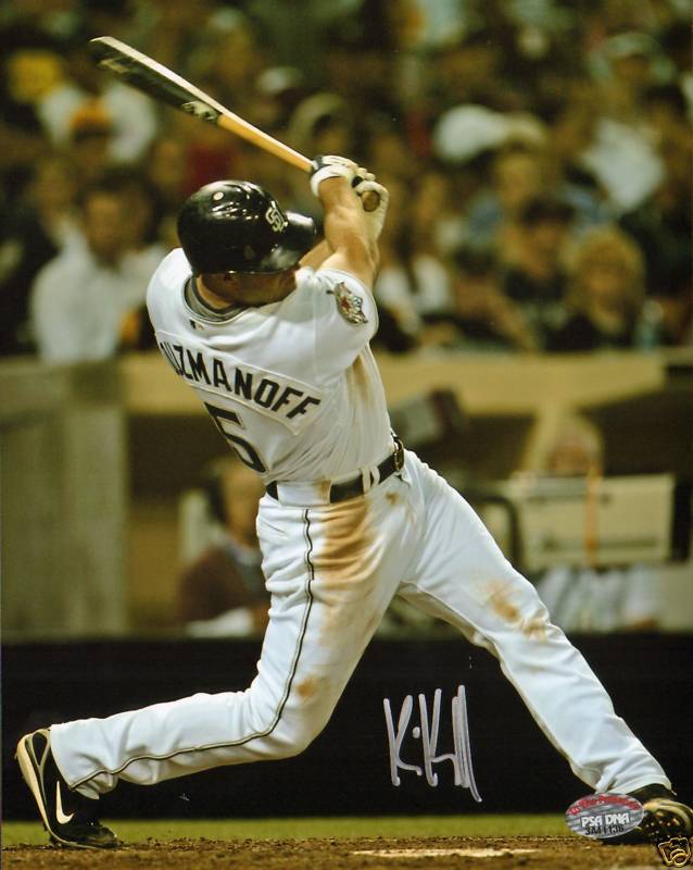 Kevin Kouzmanoff Signed 8x10 Photo Poster painting PSA/DNA COA Padres Baseball Picture Autograph