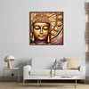 Buddha-11CT Stamped Cross Stitch 40*40cm tapestrymarket