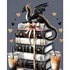 Black Dragon Book-11CT Stamped Cross Stitch 40*50cm tapestrymarket