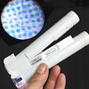 Handheld 100X Pocket Microscope Jewelry Loupe Magnifier with LED Lamp Light