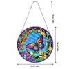 DIY Suncatcher Animal Flower Colorful Diamond Drawing Hanging Ornament (Butterfly)