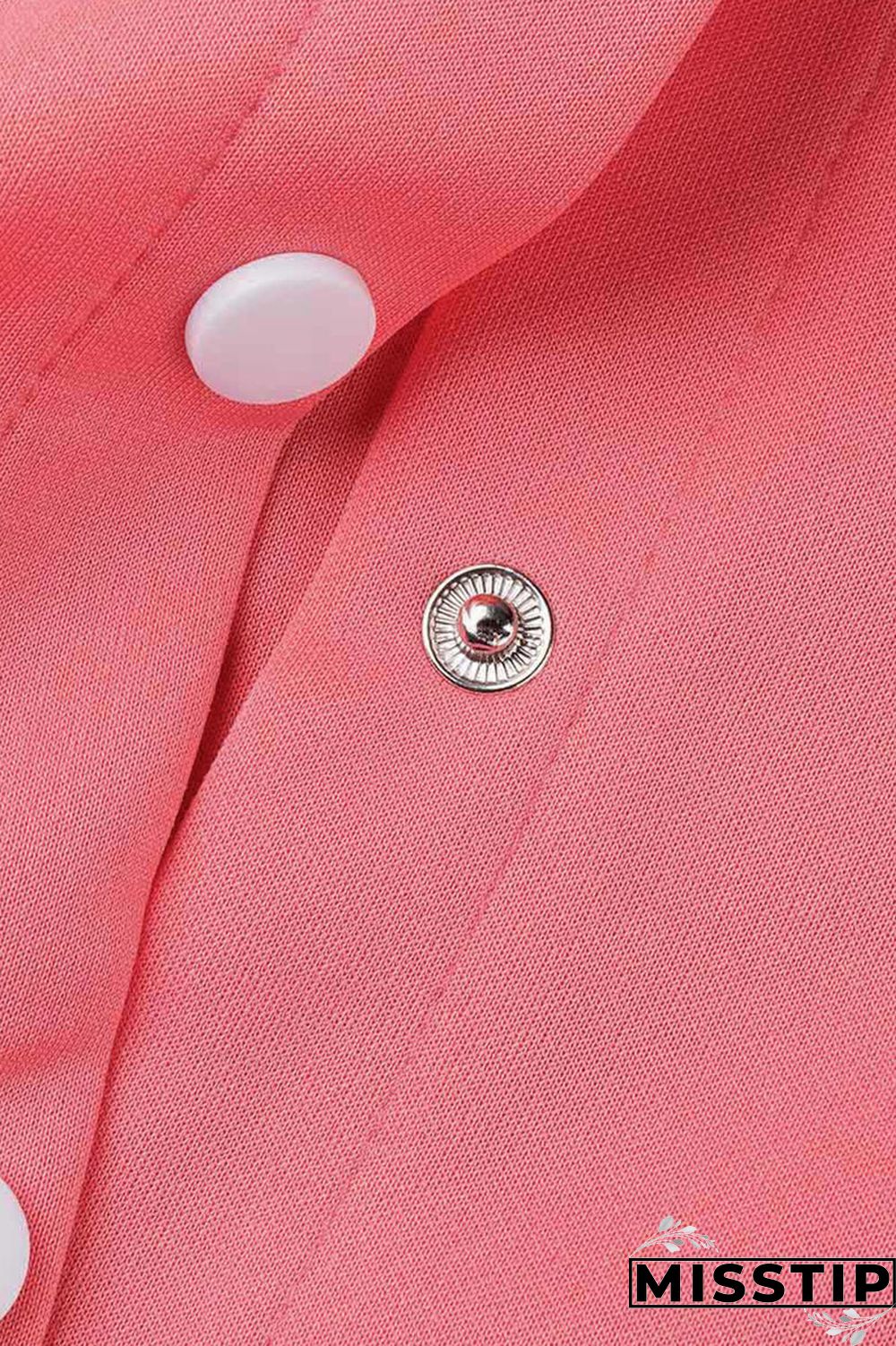 Green Casual Solid Patchwork Buckle Long Sleeve Two Pieces