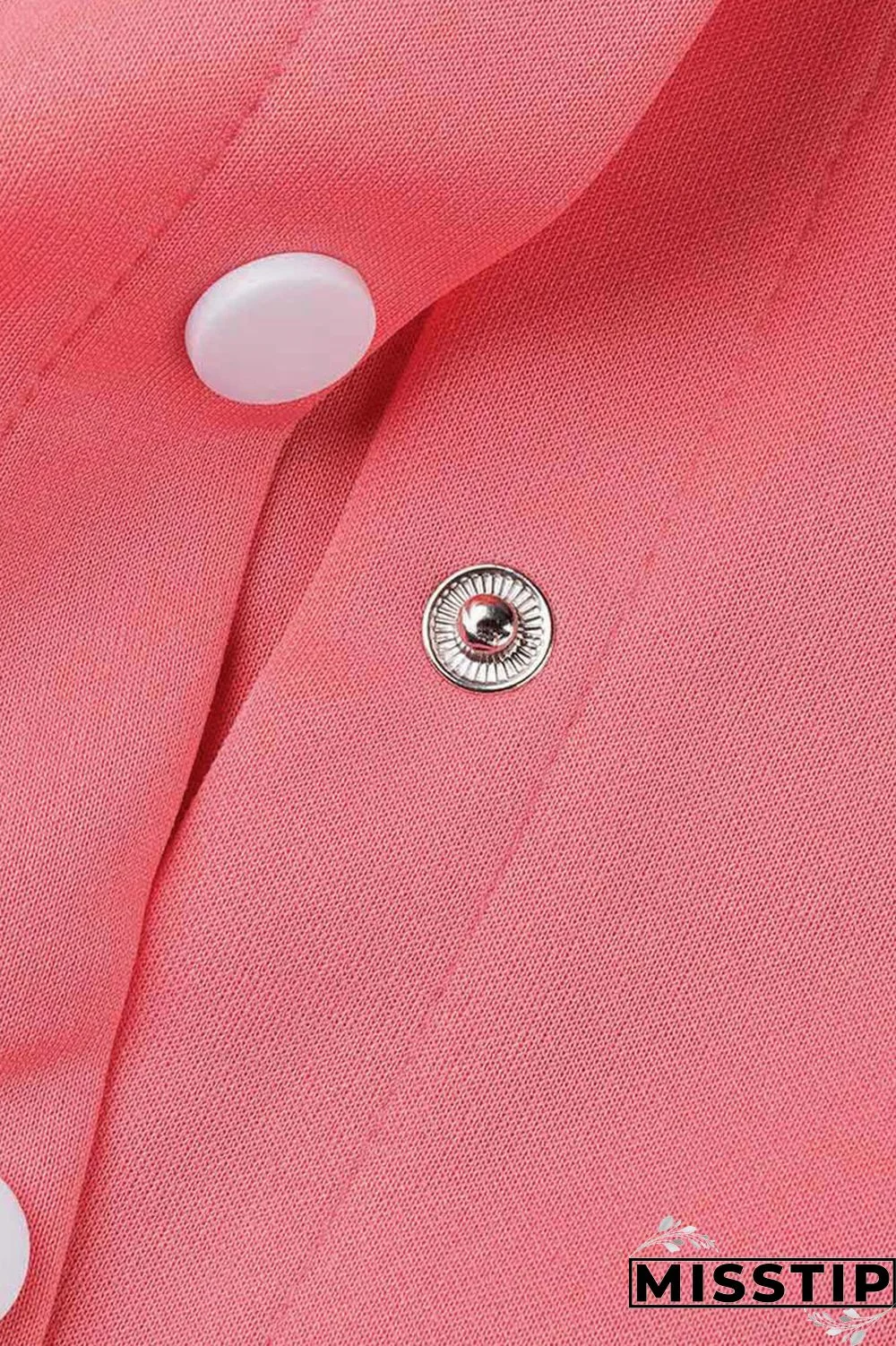 Green Casual Solid Patchwork Buckle Long Sleeve Two Pieces