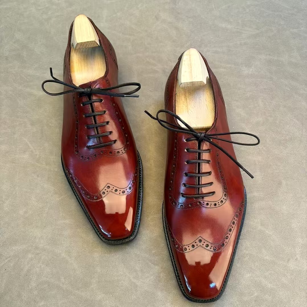 GS185 Prenium Calf Skin Dress Shoes/Oxford Shoes For Men GOOCCIO   