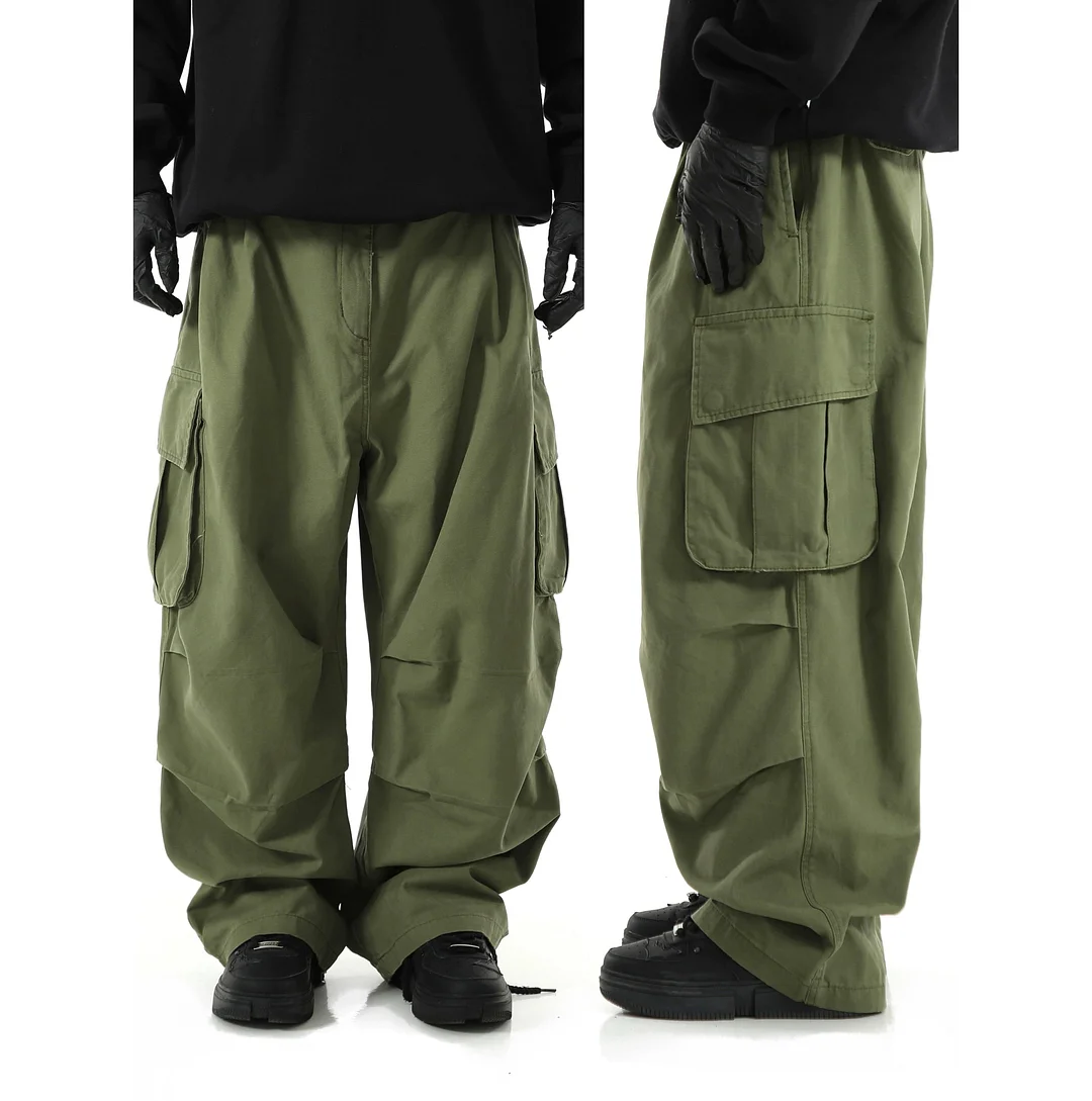 Aonga 11276 Wide Straight Baggy Cargo Pants aonga