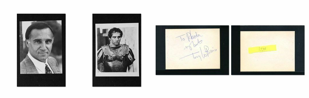 Tony Lo bianco - Signed Autograph and Headshot Photo Poster painting set - FRENCH CONNECTION