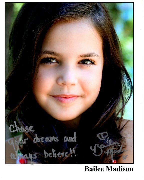 BAILEE MADISON signed autographed 8x10 Photo Poster painting RARE EARLY GRAPH w/ GREAT CONTENT