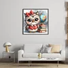 Owl-18CT Stamped Cross Stitch Kit(20x20cm)