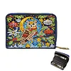 (US Local)DIY Diamond Art Diamond Dot Card Pack 5D Diamond Painting Coin Pouch Gift (Owl)
