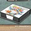 Diamond Painting PU Gnome Note Box with 160 Sheets Paper Memo Pad Holder Kit