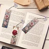 3Pcs DIY Flower Diamond Painting Bookmarks