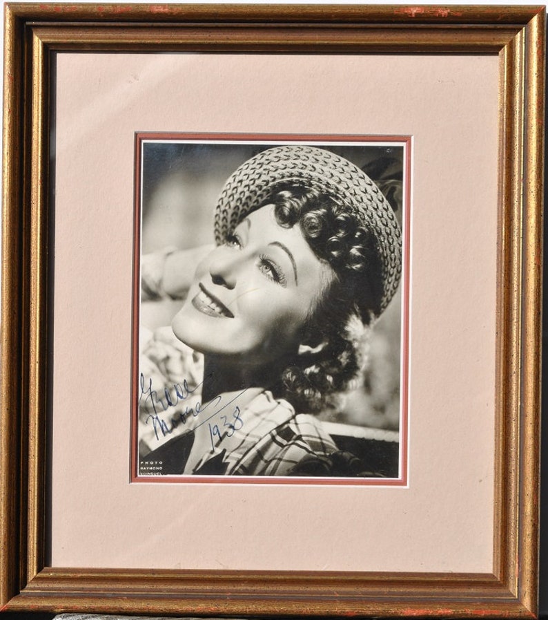 GRACE MOORE SIGNED Framed Photo Poster painting 10x 12 wcoa