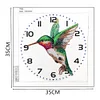 Bird Clock Mosaic Part Special Shape Diamond DIY Painting Kit Gifts