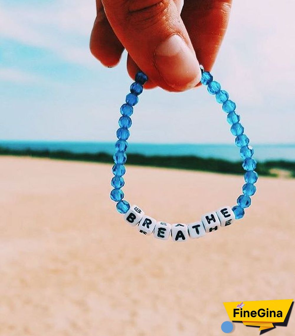 Personalized Saying Alphabet Bead Word Kandi Bracelets